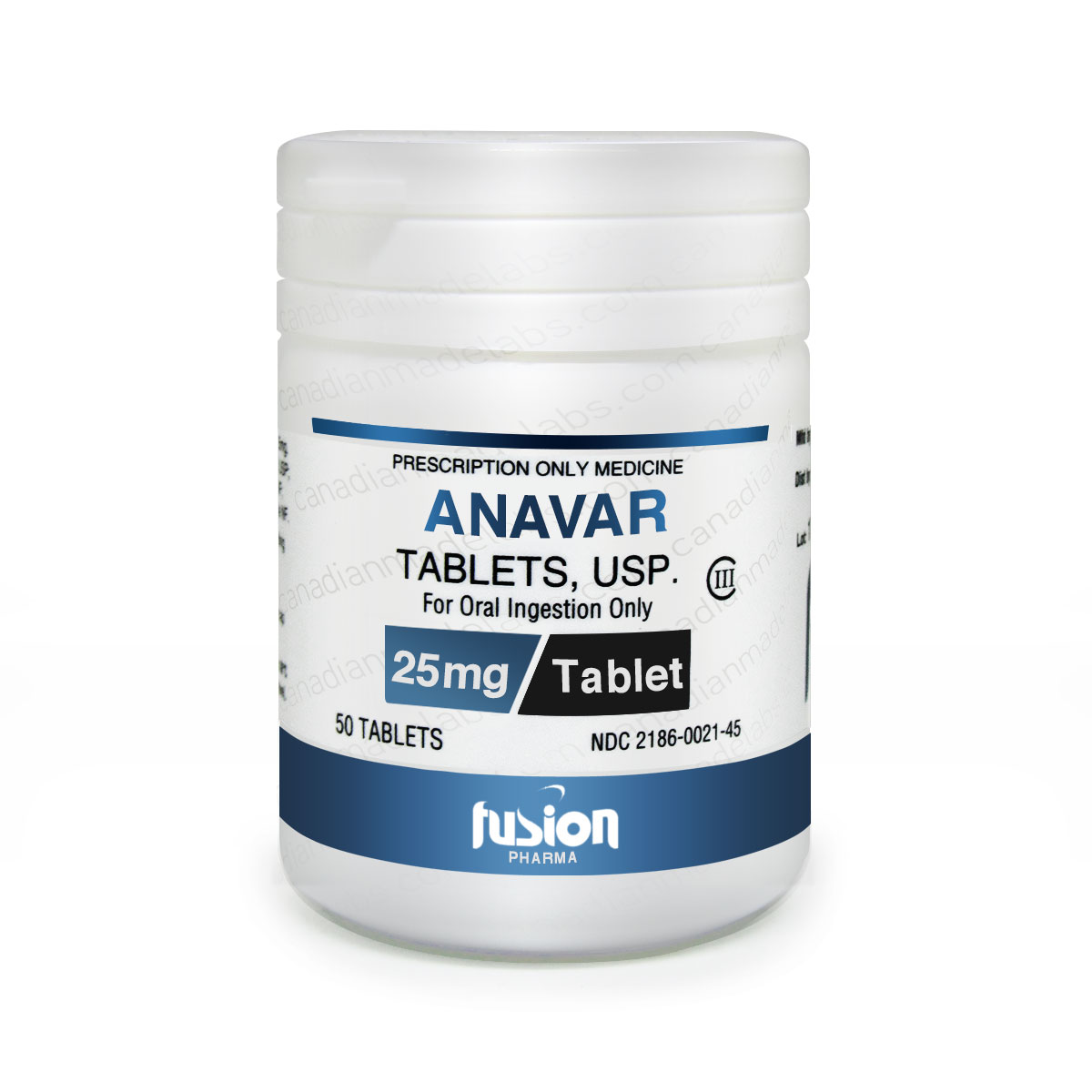 Anavar 25MG 50 Tablets