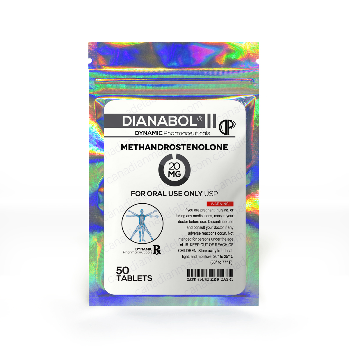 DIANABOL (20MG) (50 TABLETS)
