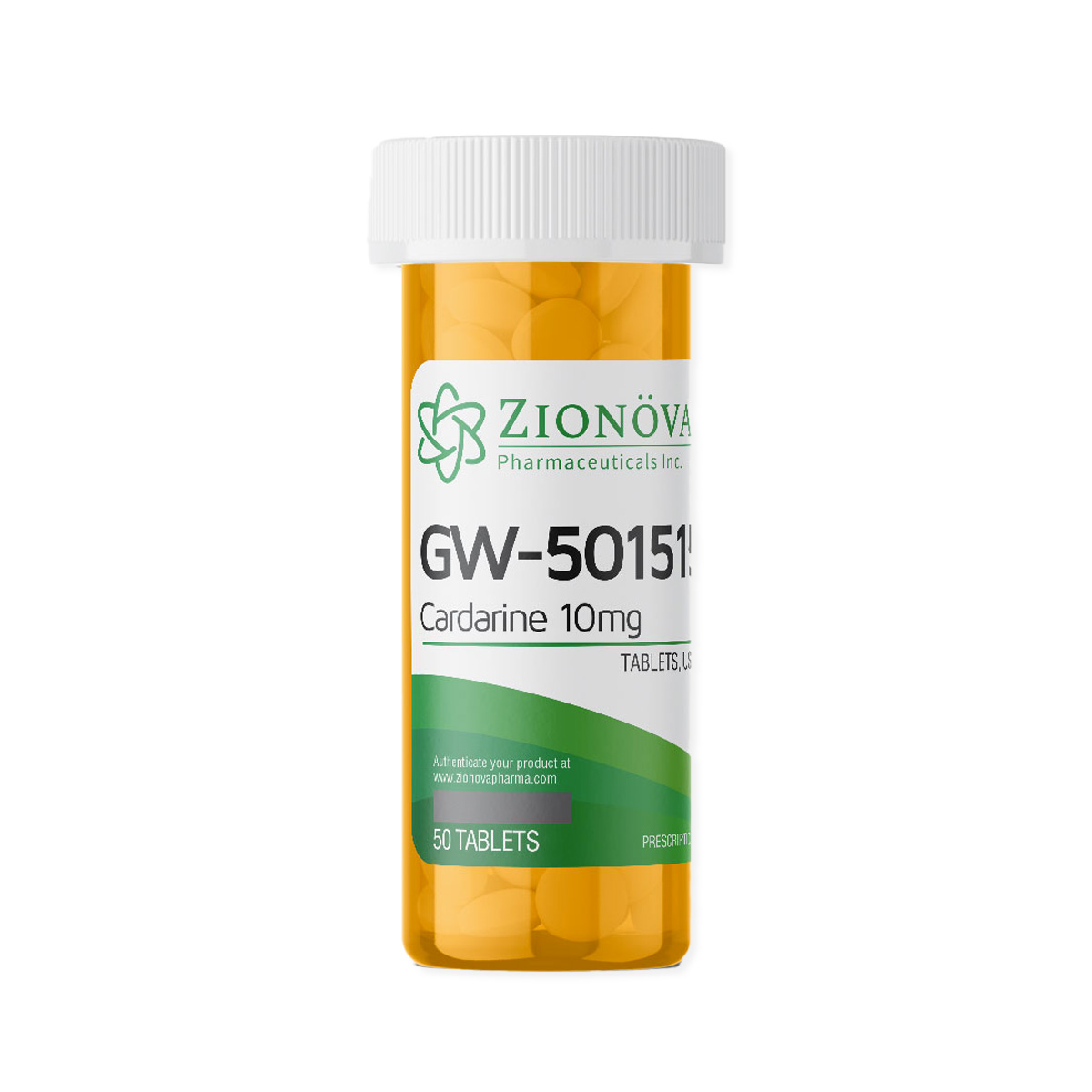 Zionova GW-501516 10MG 50 Tablets