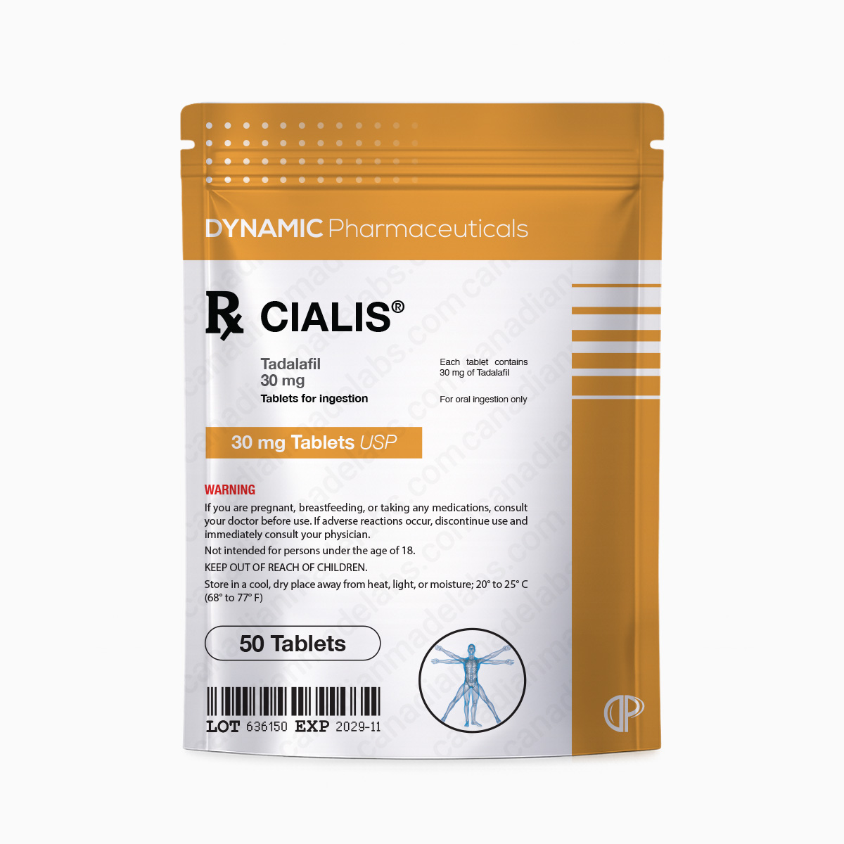 Cialis (30mg) (50 Tablets)